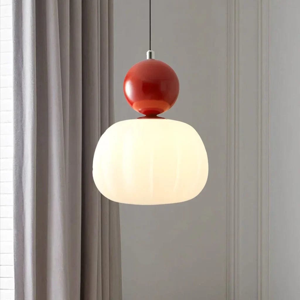 Bauhaus Cream Style Art Deco Pendant Light - Four Color Options