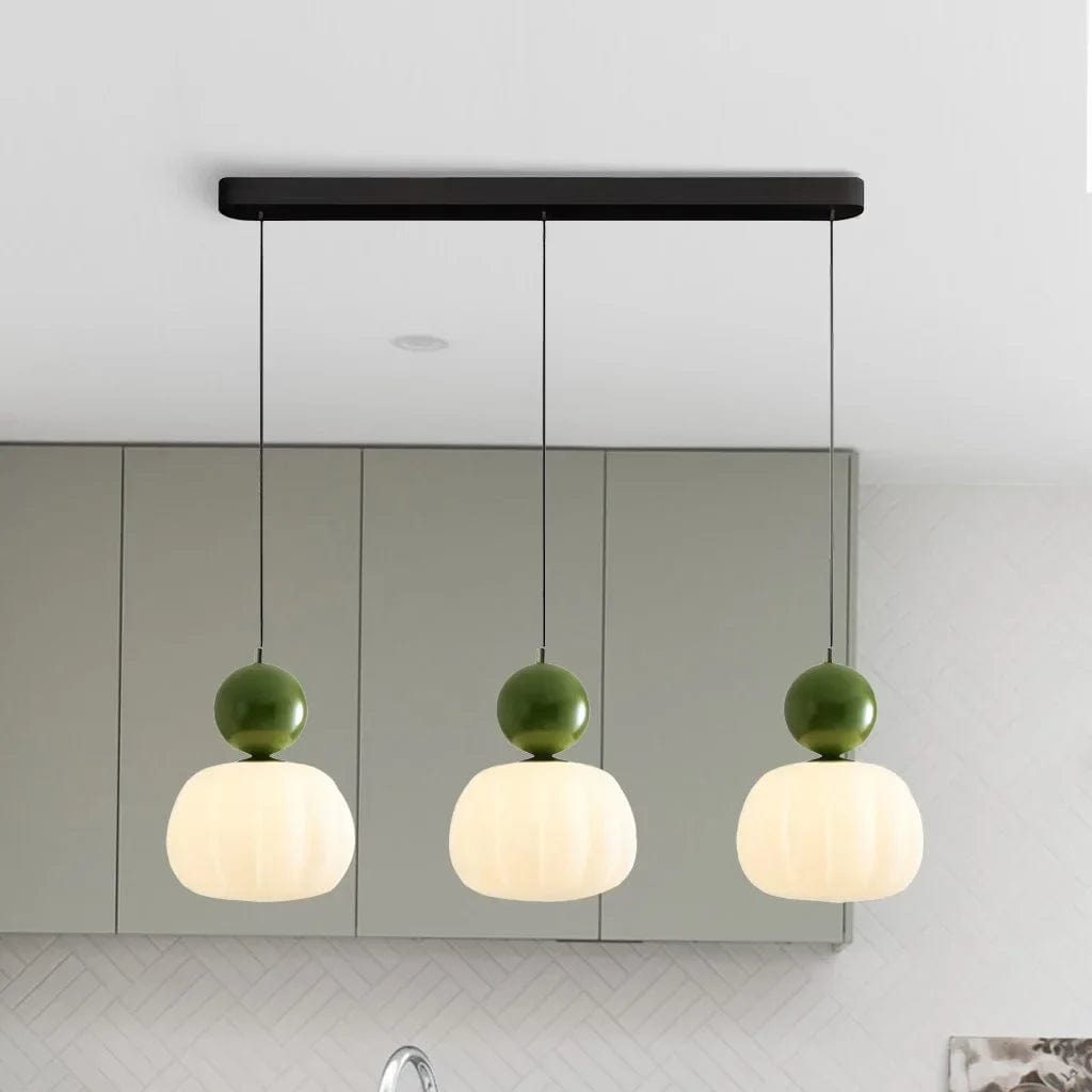 Bauhaus Cream Style Art Deco Pendant Light - Four Color Options