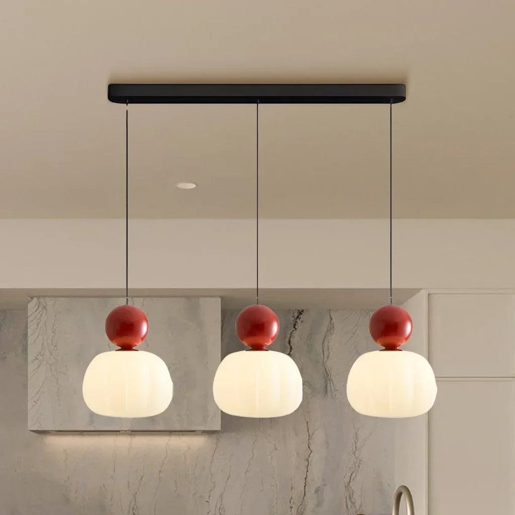 Bauhaus Cream Style Art Deco Pendant Light - Four Color Options