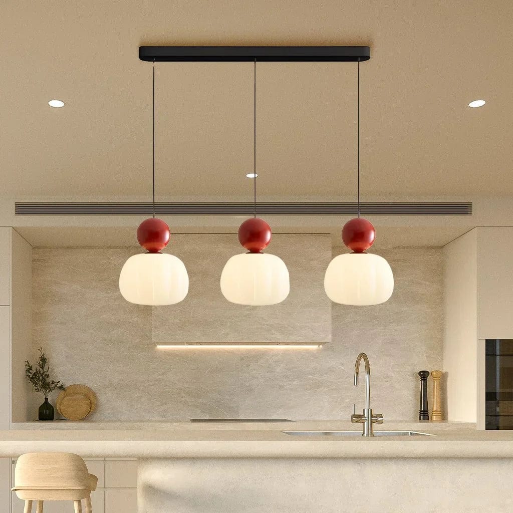 Bauhaus Cream Style Art Deco Pendant Light - Four Color Options