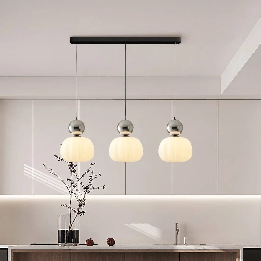 Bauhaus Cream Style Art Deco Pendant Light - Four Color Options