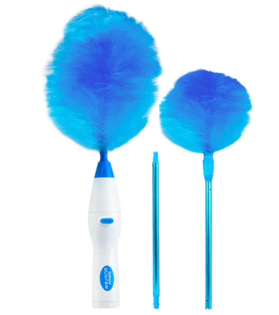 Cordless Electric Spin Duster - Effortless 360° Dusting for Hard-to-Reach