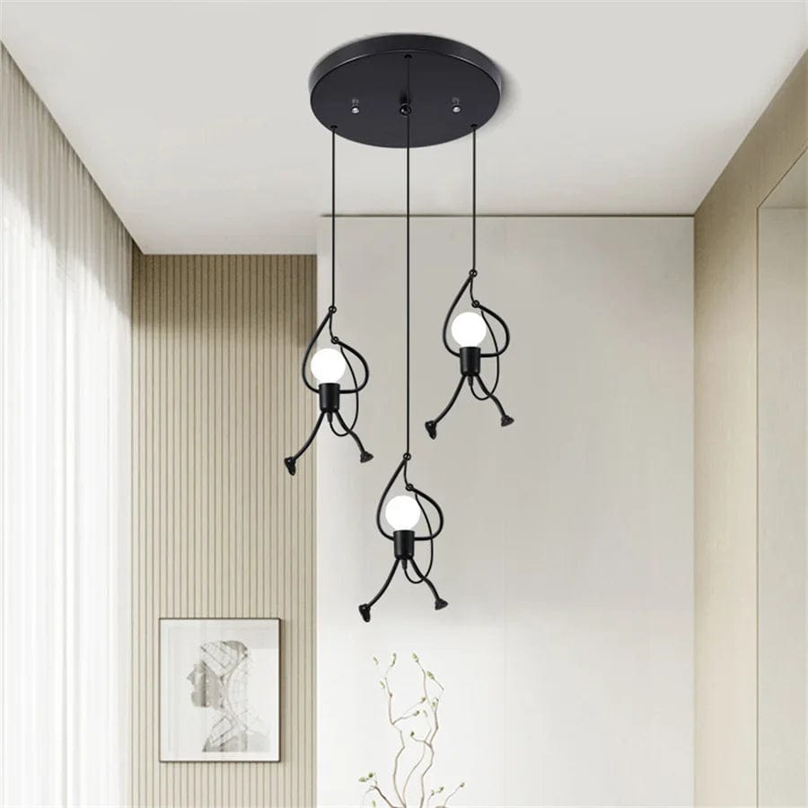 Cheerful Doll Pendant Light – Playful & Unique Lighting