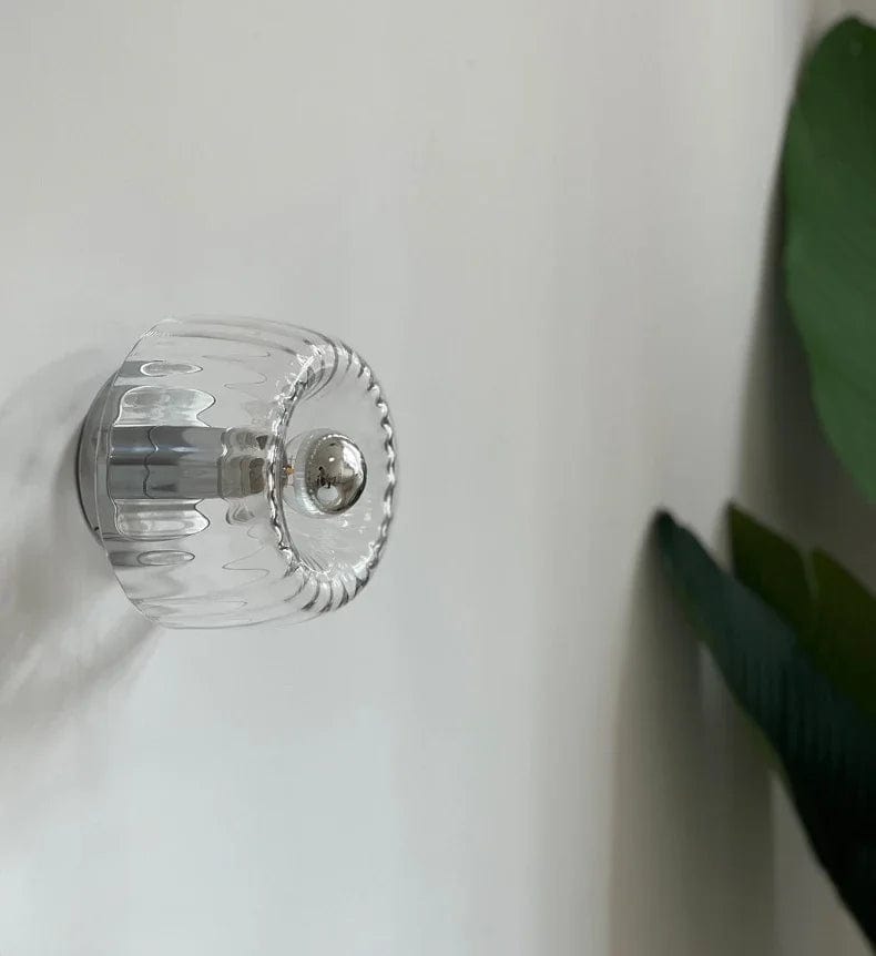 Nordic Bauhaus Wall Light – Elegant Glass Fixture for Modern Spaces