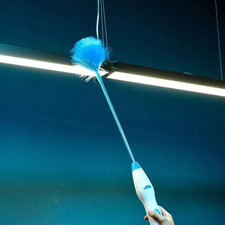 Cordless Electric Spin Duster - Effortless 360° Dusting for Hard-to-Reach