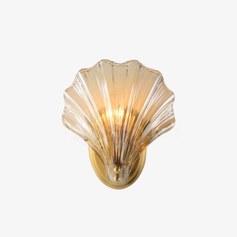 Elegant Shell Wall Light for Nautical Decor