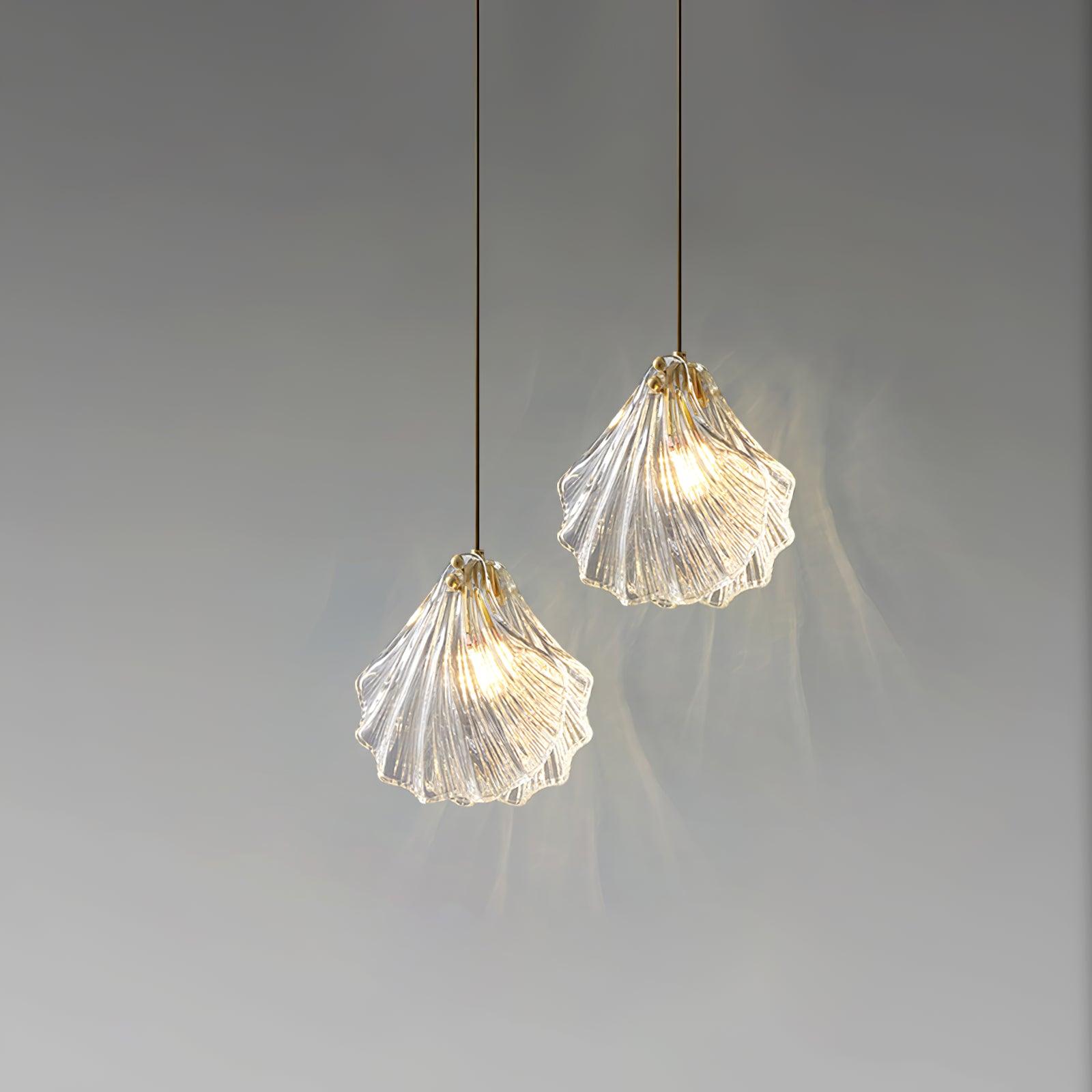 ShellGlow Mini Pendant Light – Coastal Elegance for Your Home