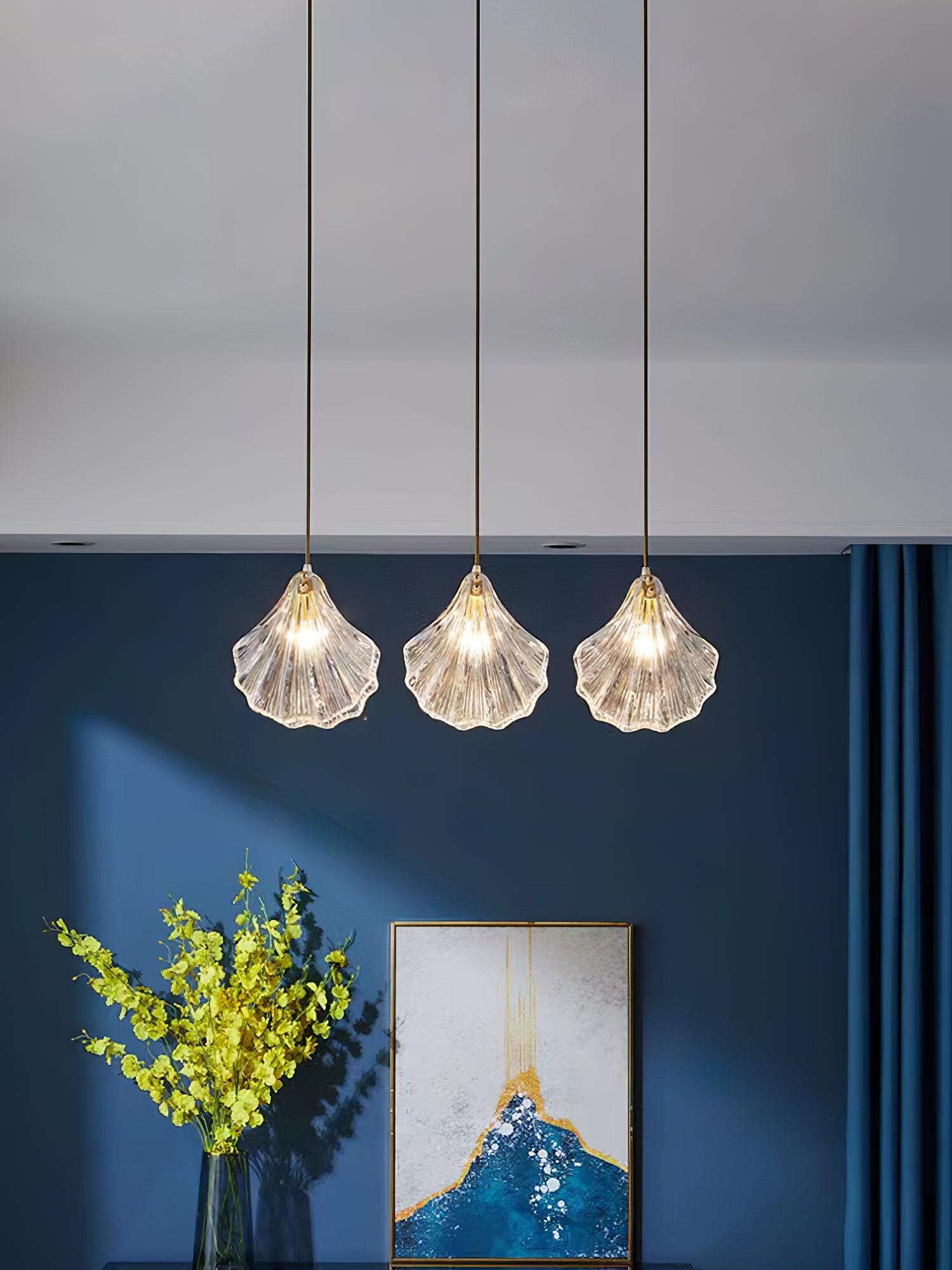 ShellGlow Mini Pendant Light – Coastal Elegance for Your Home