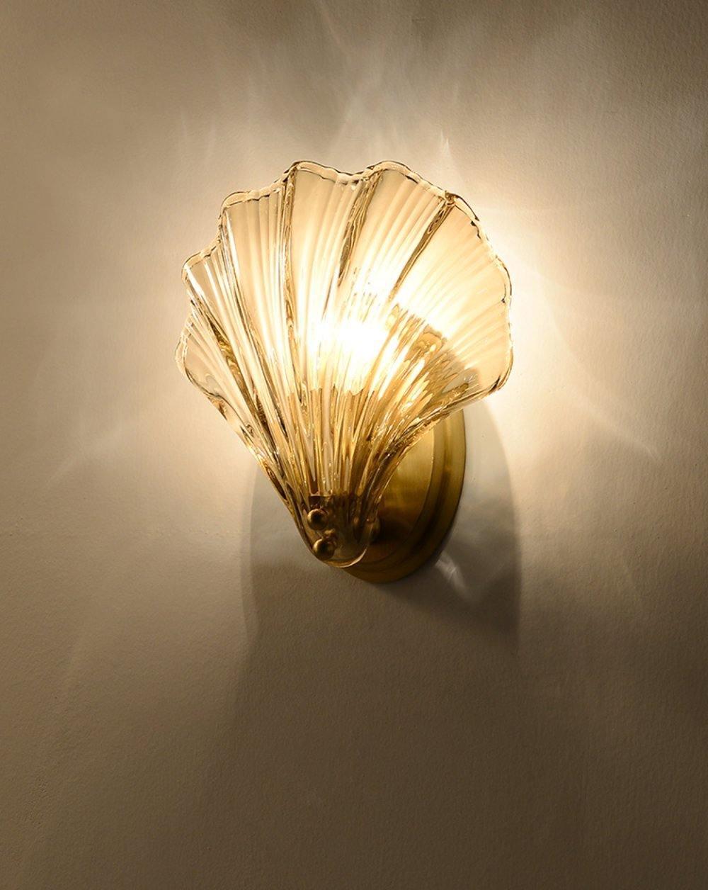 Elegant Shell Wall Light for Nautical Decor