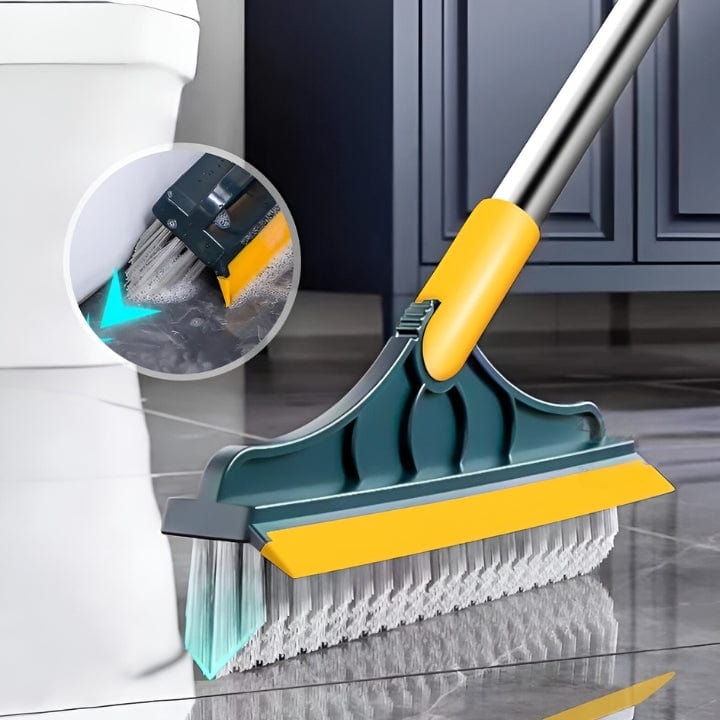 TwinTidy Dual-Action Broom & Scraper | 120° Rotating Brush