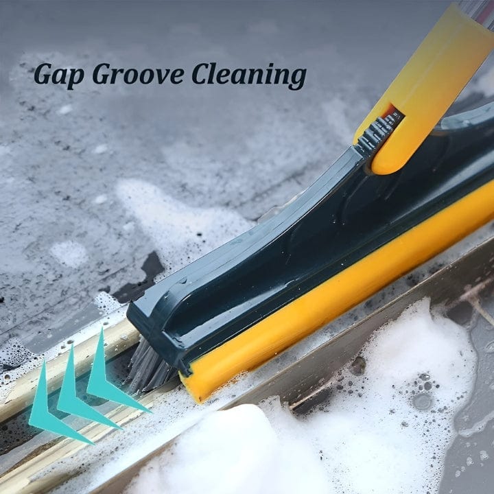 TwinTidy Dual-Action Broom & Scraper | 120° Rotating Brush