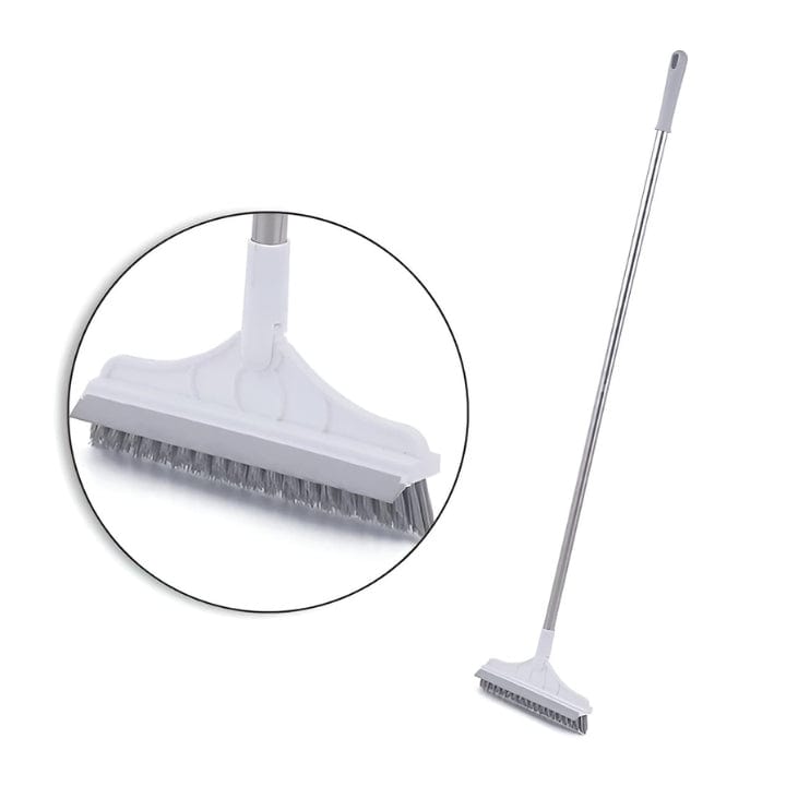 TwinTidy Dual-Action Broom & Scraper | 120° Rotating Brush