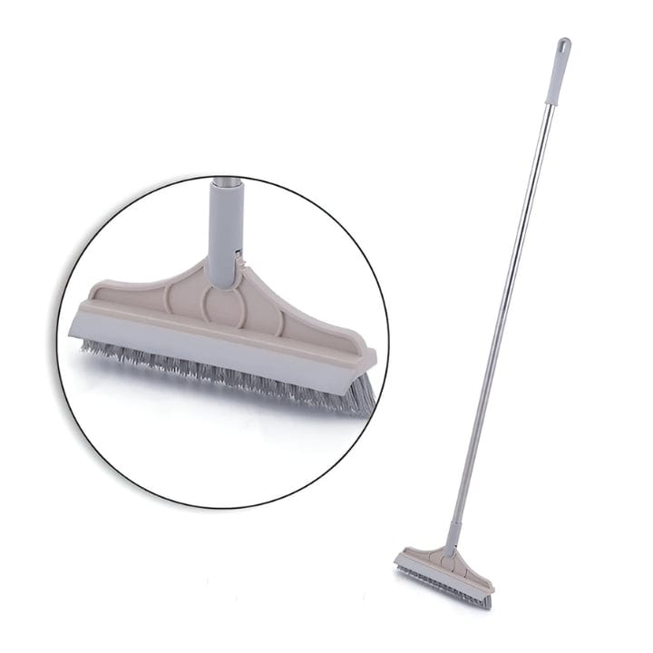 TwinTidy Dual-Action Broom & Scraper | 120° Rotating Brush