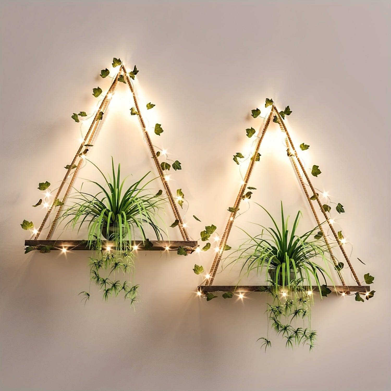 Twinkling Ivy Shelf – Illuminated Storage