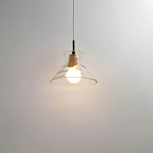 TOKYO Glass Chandelier - Minimalist LED Pendant with 1 or 3 Head Options