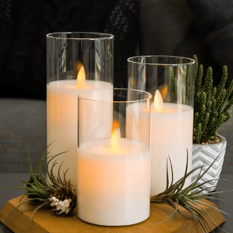 Serenity Flameless Candles – Battery Powered, Safe & Realistic Glow