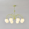 Tulip Matcha Chandelier - Elegant Floral-Inspired Lighting