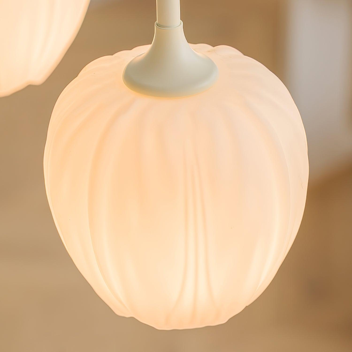 Tulip Matcha Chandelier - Elegant Floral-Inspired Lighting