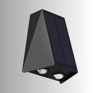 LED Solar Wall Light - Waterproof Up and Down Outdoor Lighting