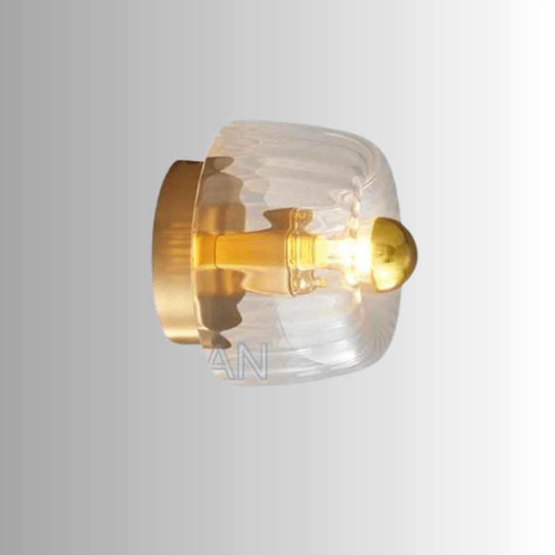 Nordic Bauhaus Wall Light – Elegant Glass Fixture for Modern Spaces