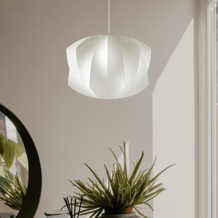 Nordic Pendant Light - Semi-Wood Minimalist Design