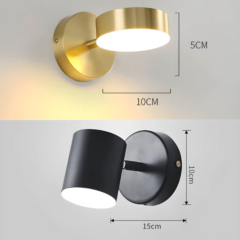 Nordic Copper LED Wall Lamps – Elegant Minimalist Lighting