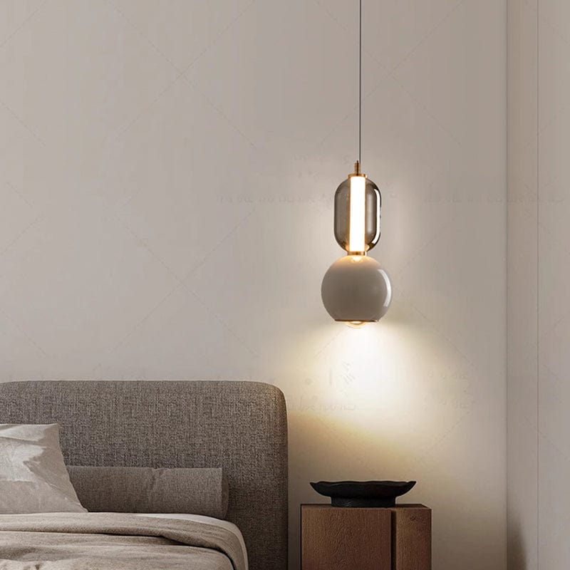 Nordic Iron & Glass Pendant Light - Modern Minimalist Chandelier