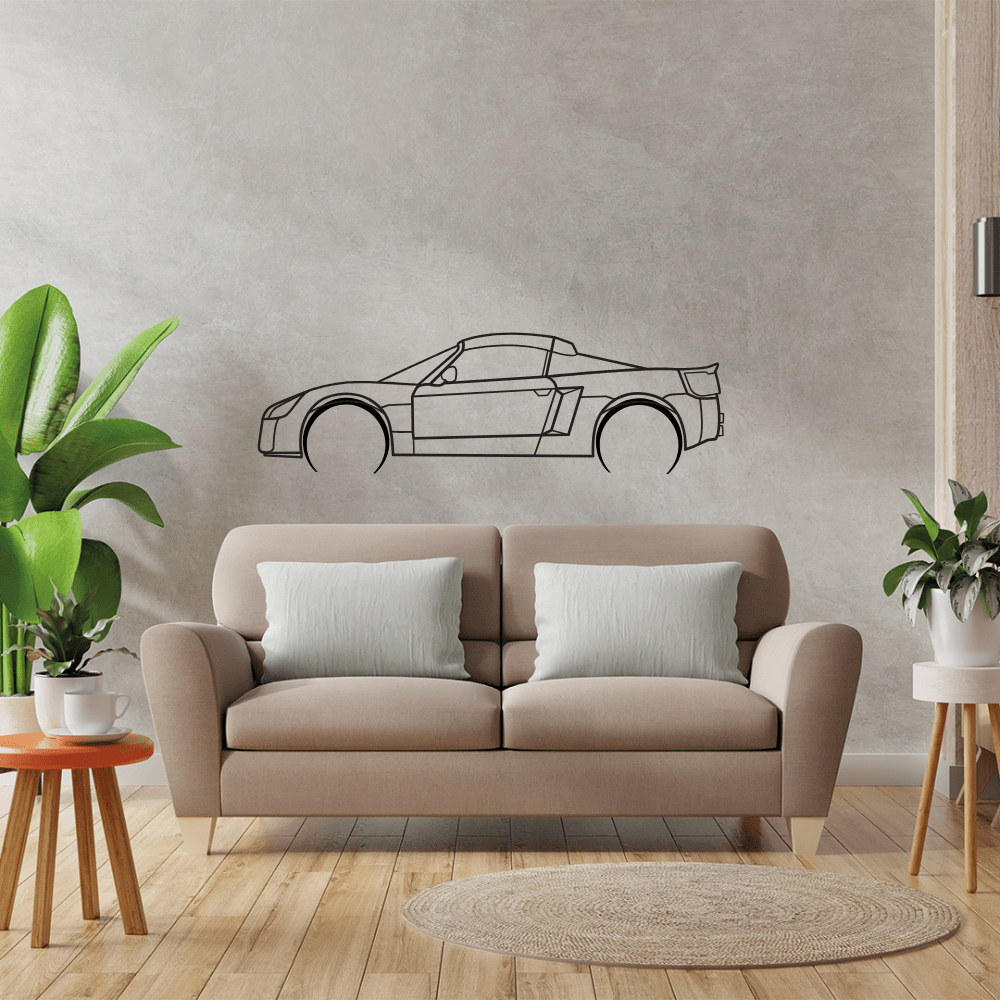 Speedster 2.2 Custom Metal Wall Art | Sports Car Wall Decor