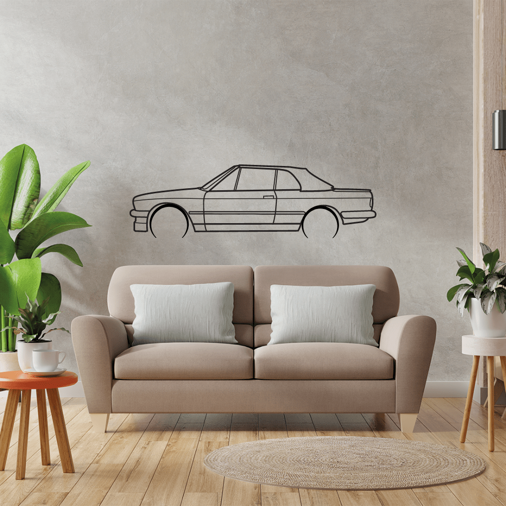 1986 Alpina C2 2.7 Metal Wall Art | Classic Car Wall Decor