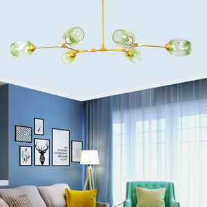 Bubble Glass Sputnik Chandelier – Modern Elegance