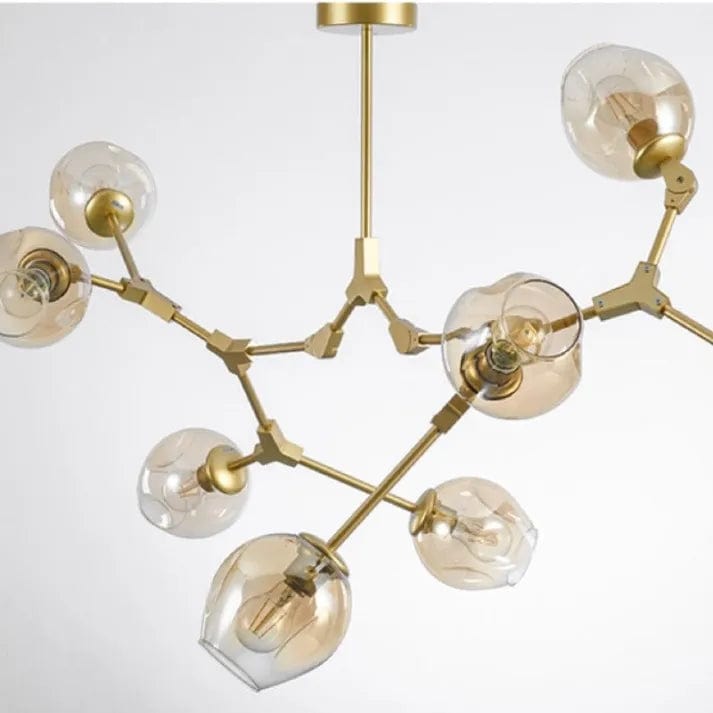 Bubble Glass Sputnik Chandelier – Modern Elegance