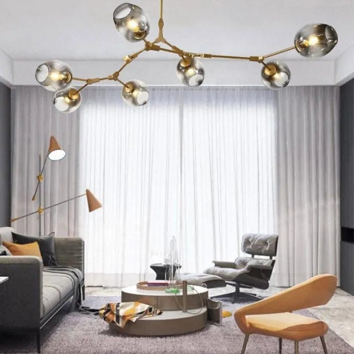 Bubble Glass Sputnik Chandelier – Modern Elegance