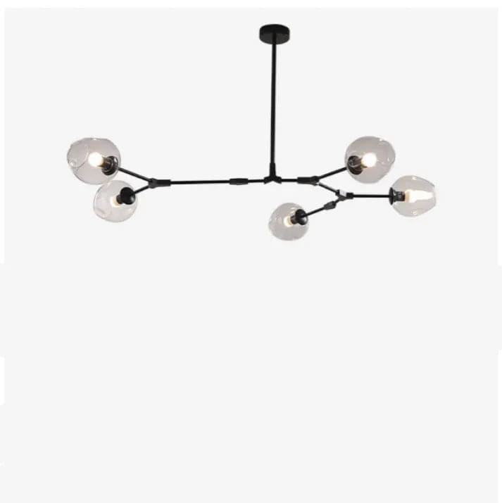 Bubble Glass Sputnik Chandelier – Modern Elegance