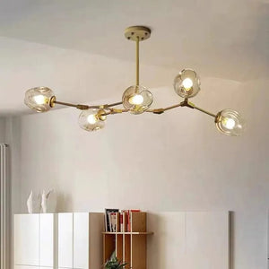 Bubble Glass Sputnik Chandelier – Modern Elegance