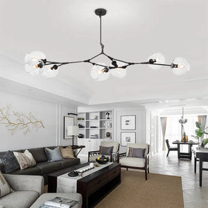 Bubble Glass Sputnik Chandelier – Modern Elegance