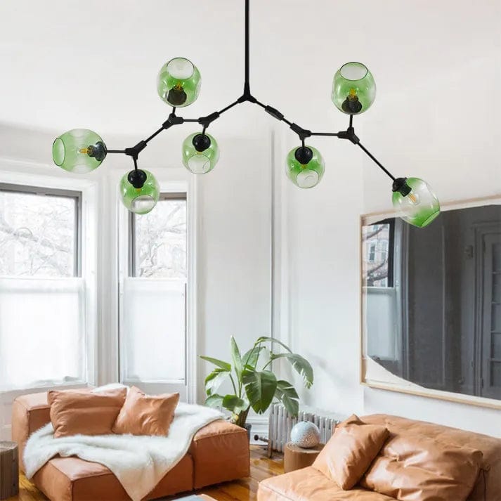 Bubble Glass Sputnik Chandelier – Modern Elegance