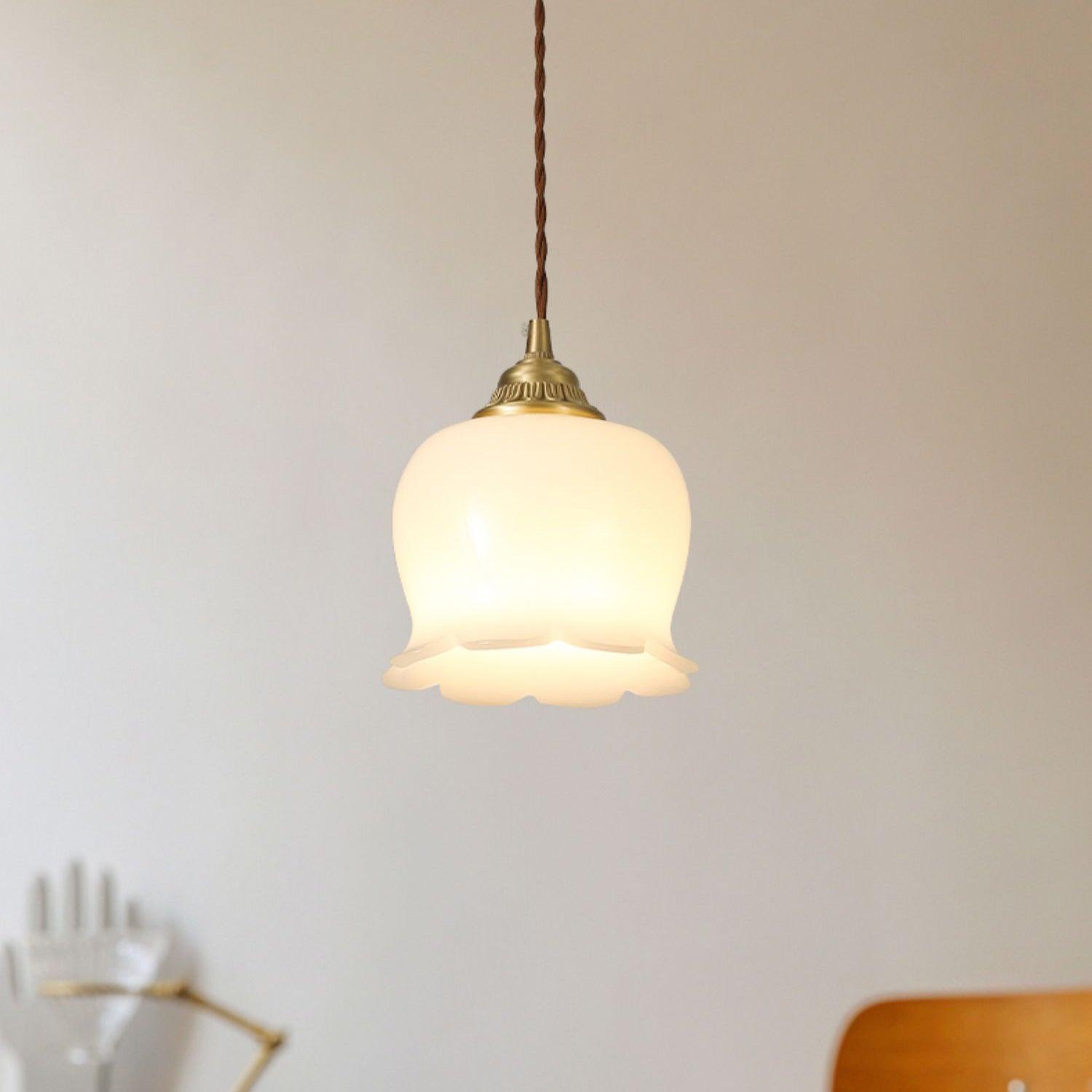 Valley Flower Pendant Lamp - Nature-Inspired Elegance with Petal Design