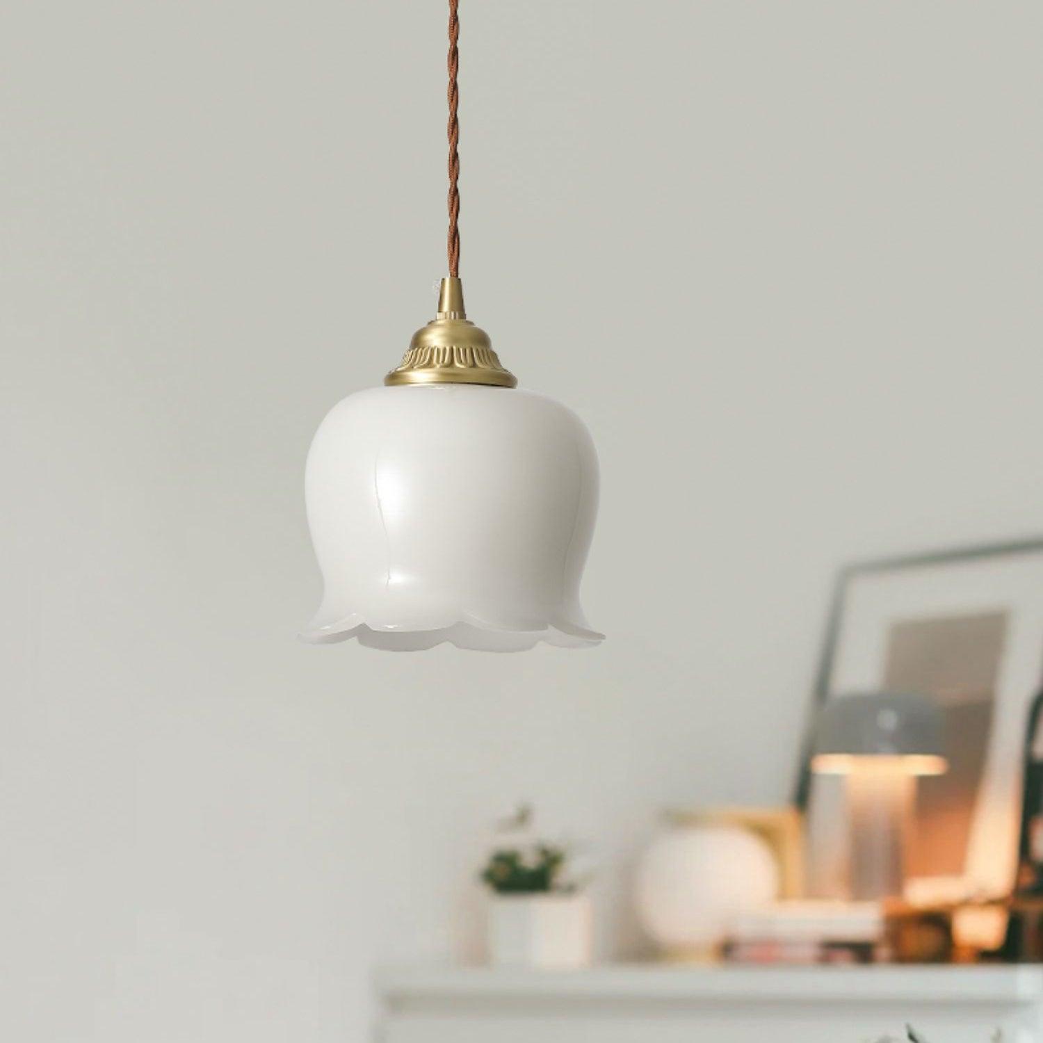 Valley Flower Pendant Lamp - Nature-Inspired Elegance with Petal Design