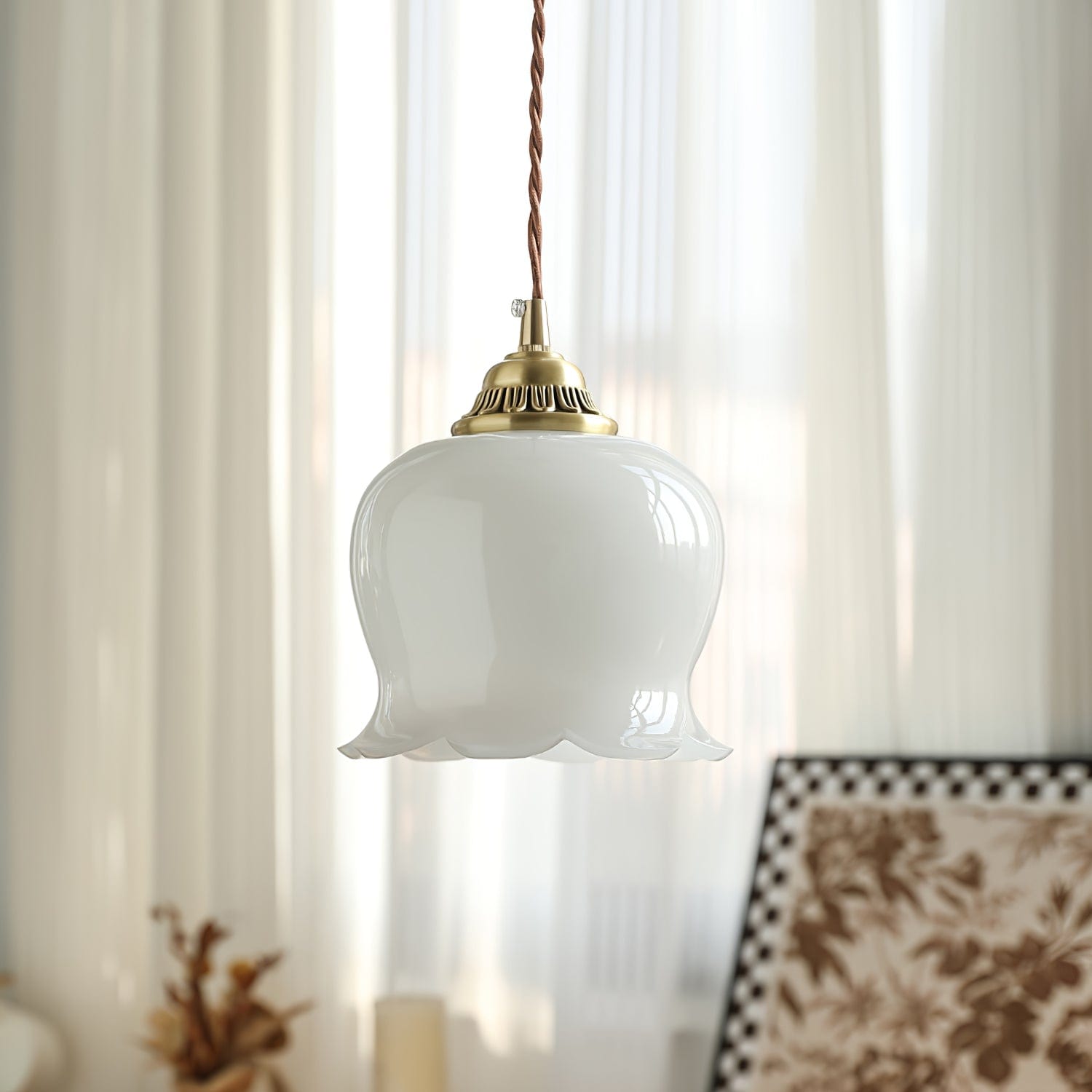 Valley Flower Pendant Lamp - Nature-Inspired Elegance with Petal Design