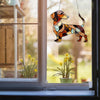 Dangling Dappled Dachshund - Vibrant Suncatcher Decor