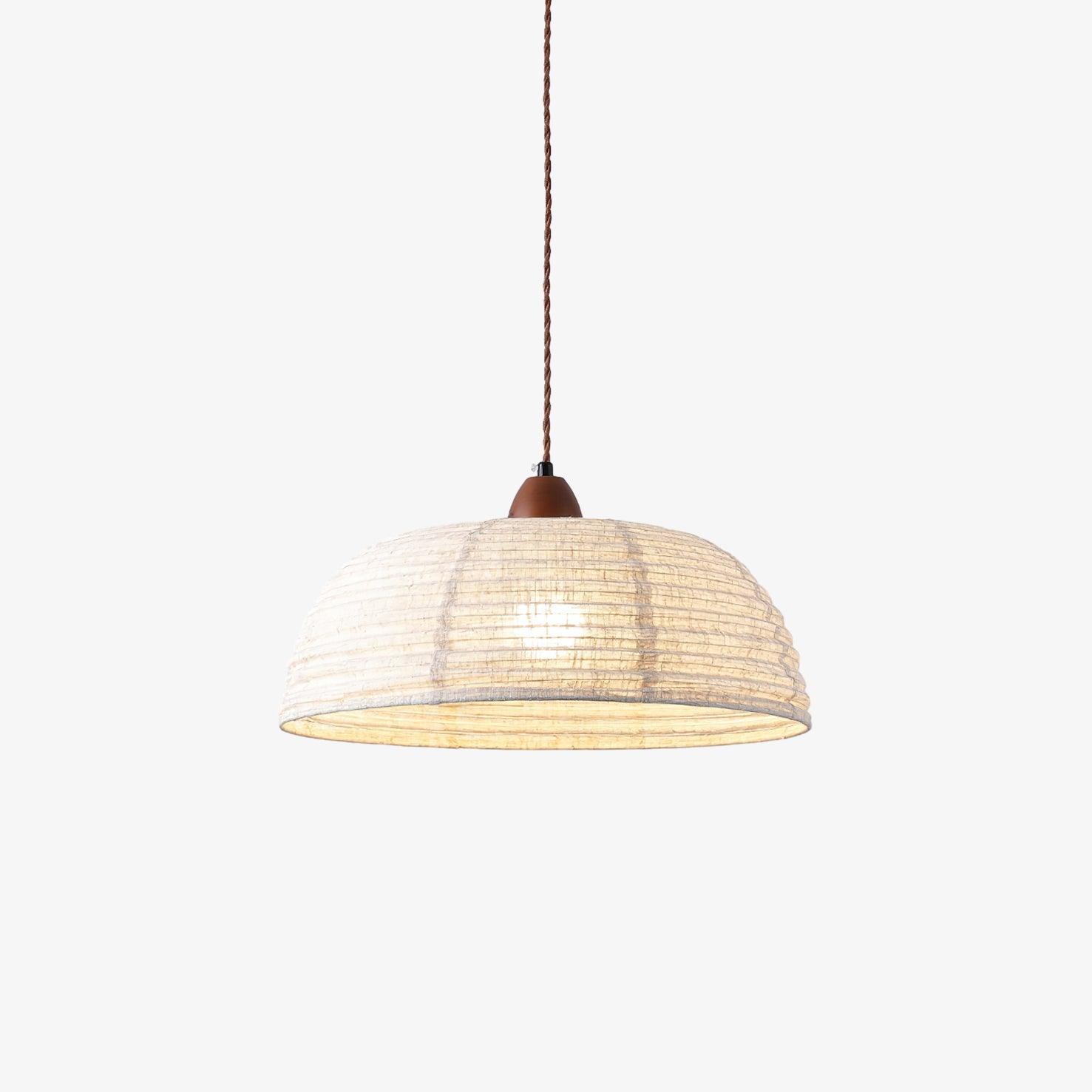 Wood and Fabric Series Pendant Lamp - Natural Elegance for Modern & Rustic Interiors