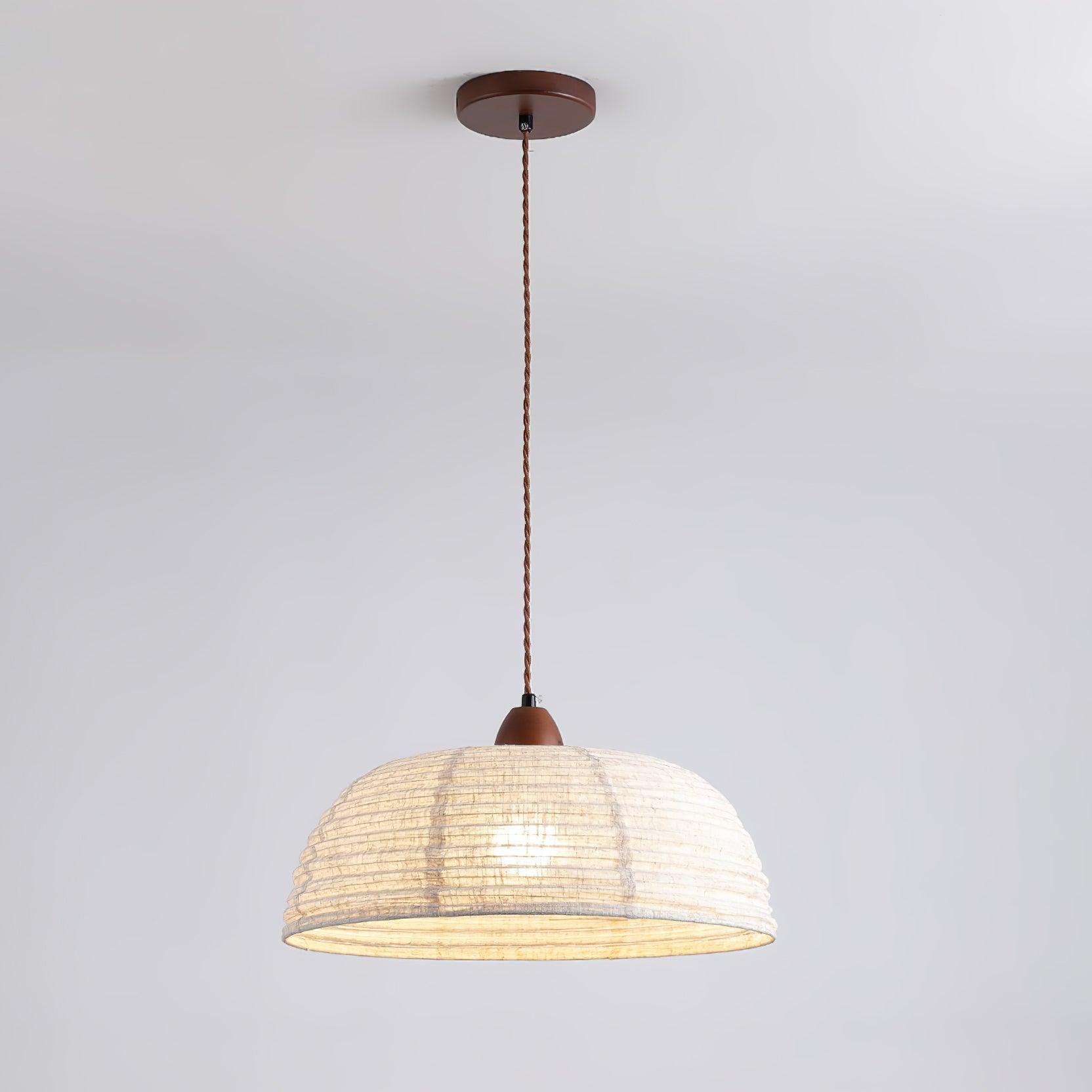 Wood and Fabric Series Pendant Lamp - Natural Elegance for Modern & Rustic Interiors