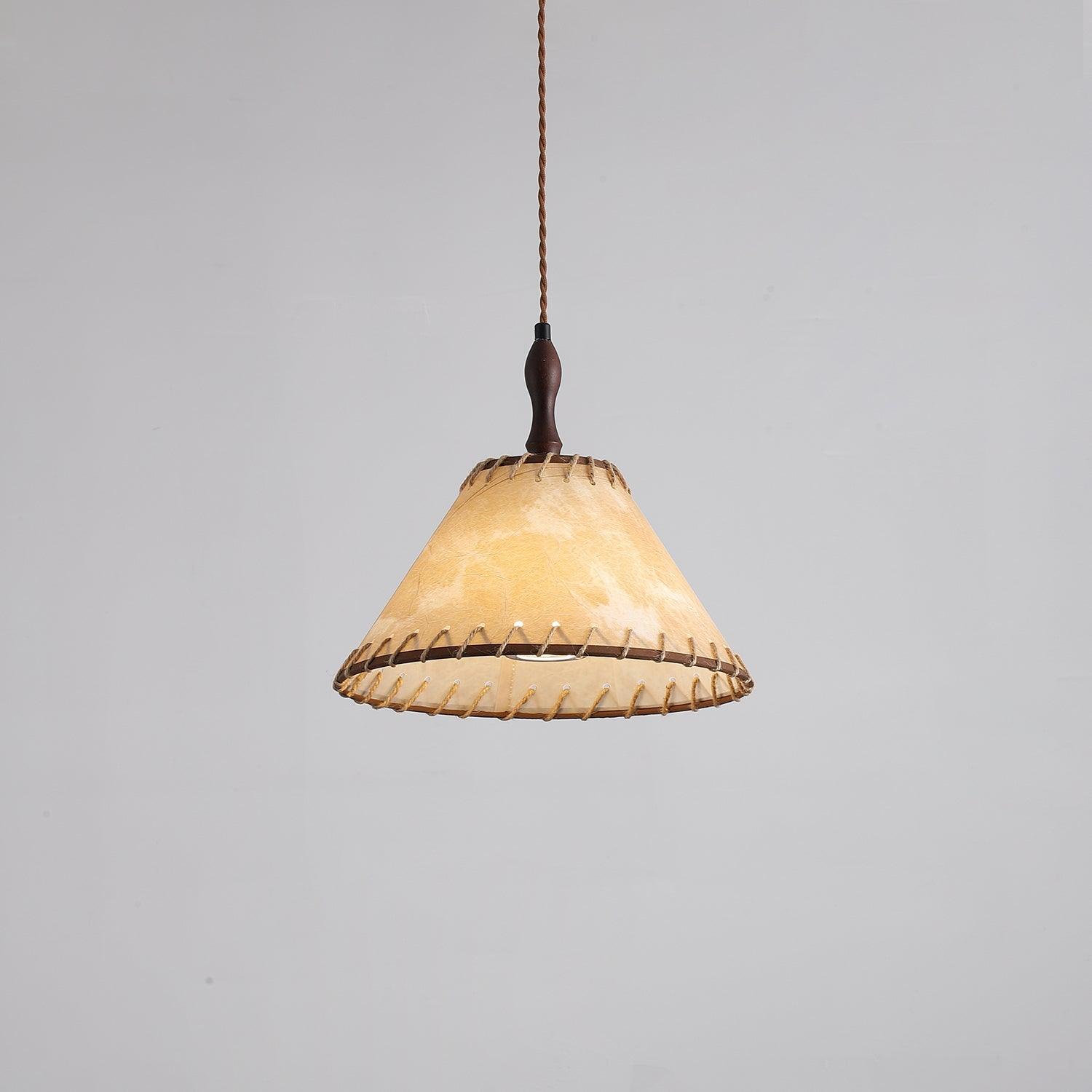 Wood and Fabric Series Pendant Lamp - Natural Elegance for Modern & Rustic Interiors