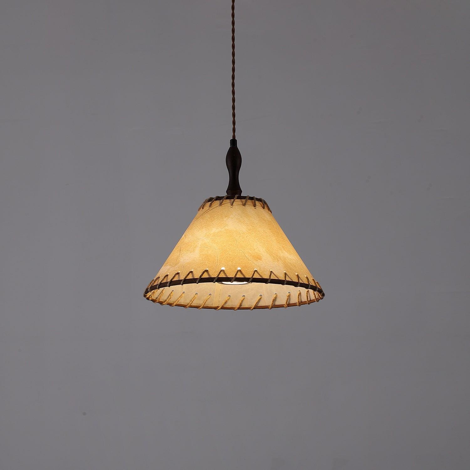 Wood and Fabric Series Pendant Lamp - Natural Elegance for Modern & Rustic Interiors