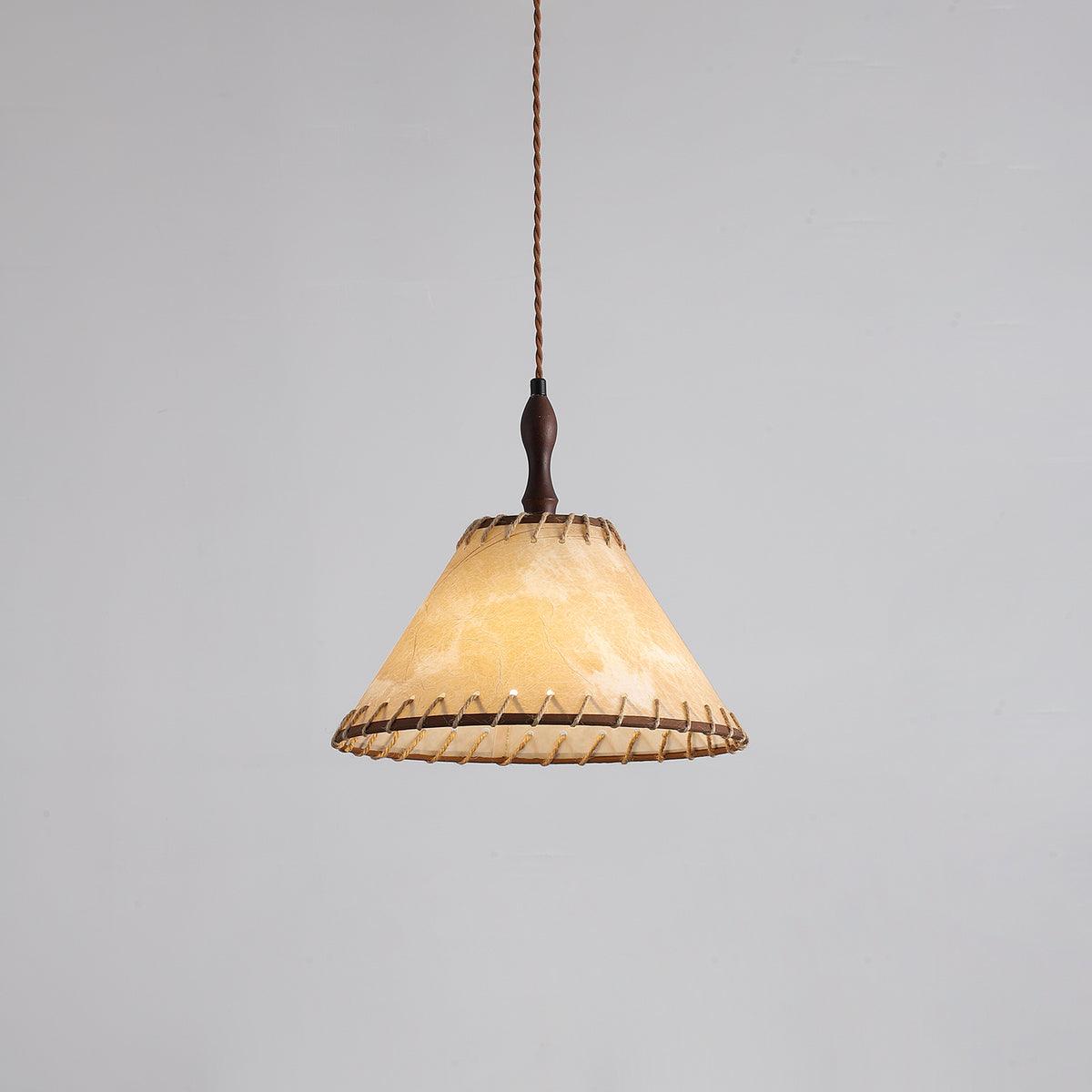 Wood and Fabric Series Pendant Lamp - Natural Elegance for Modern & Rustic Interiors