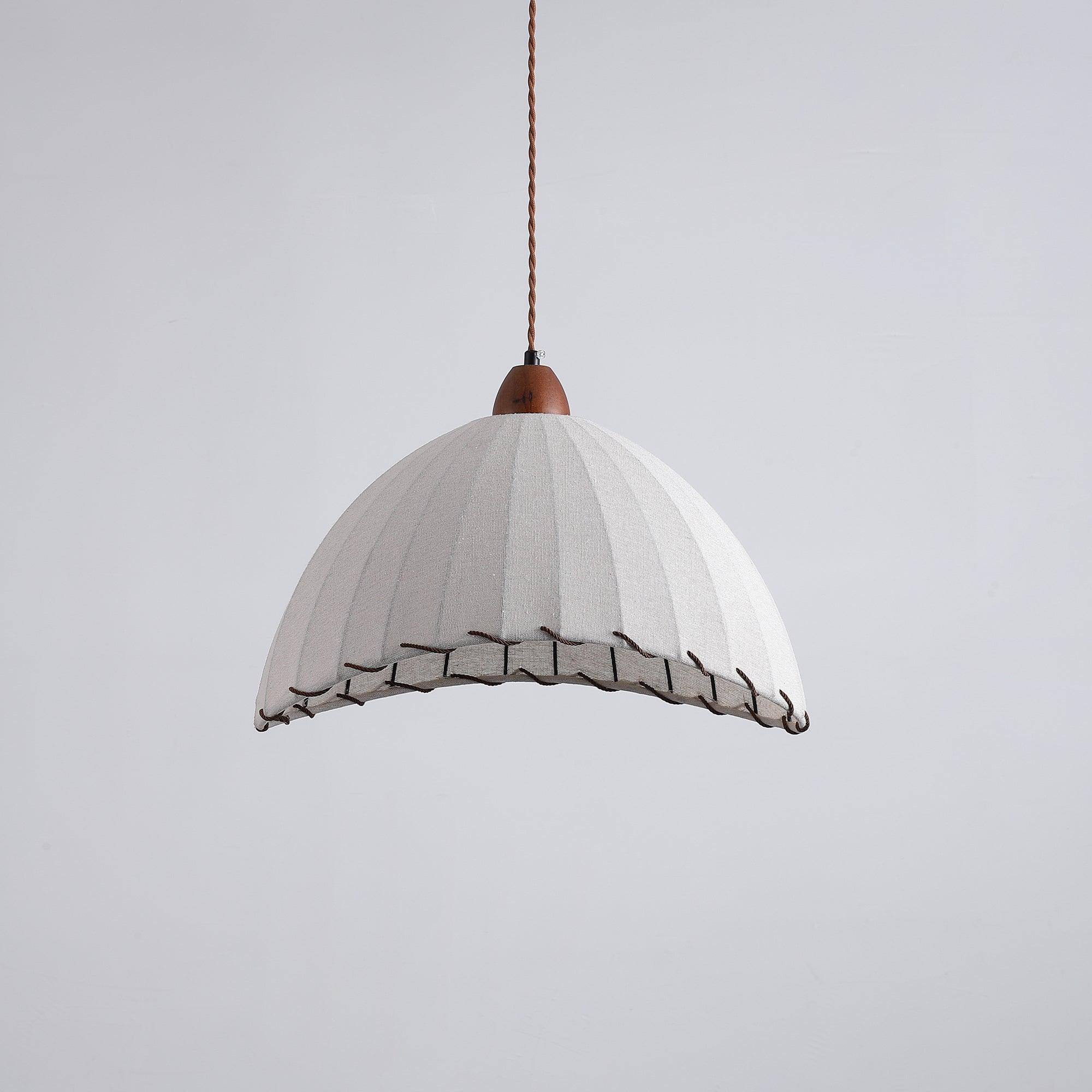 Wood and Fabric Series Pendant Lamp - Natural Elegance for Modern & Rustic Interiors