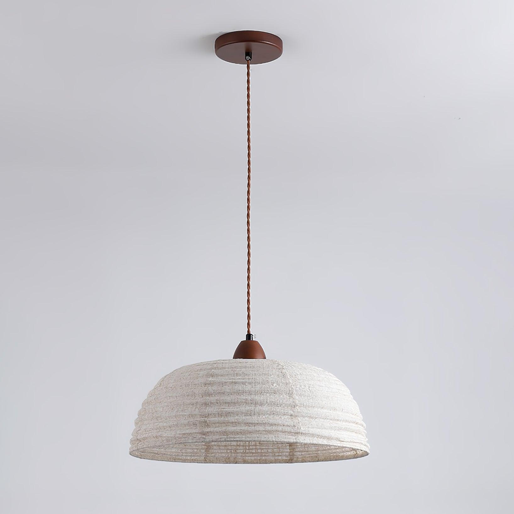 Wood and Fabric Series Pendant Lamp - Natural Elegance for Modern & Rustic Interiors