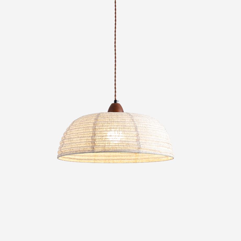 Wood and Fabric Series Pendant Lamp - Natural Elegance for Modern & Rustic Interiors