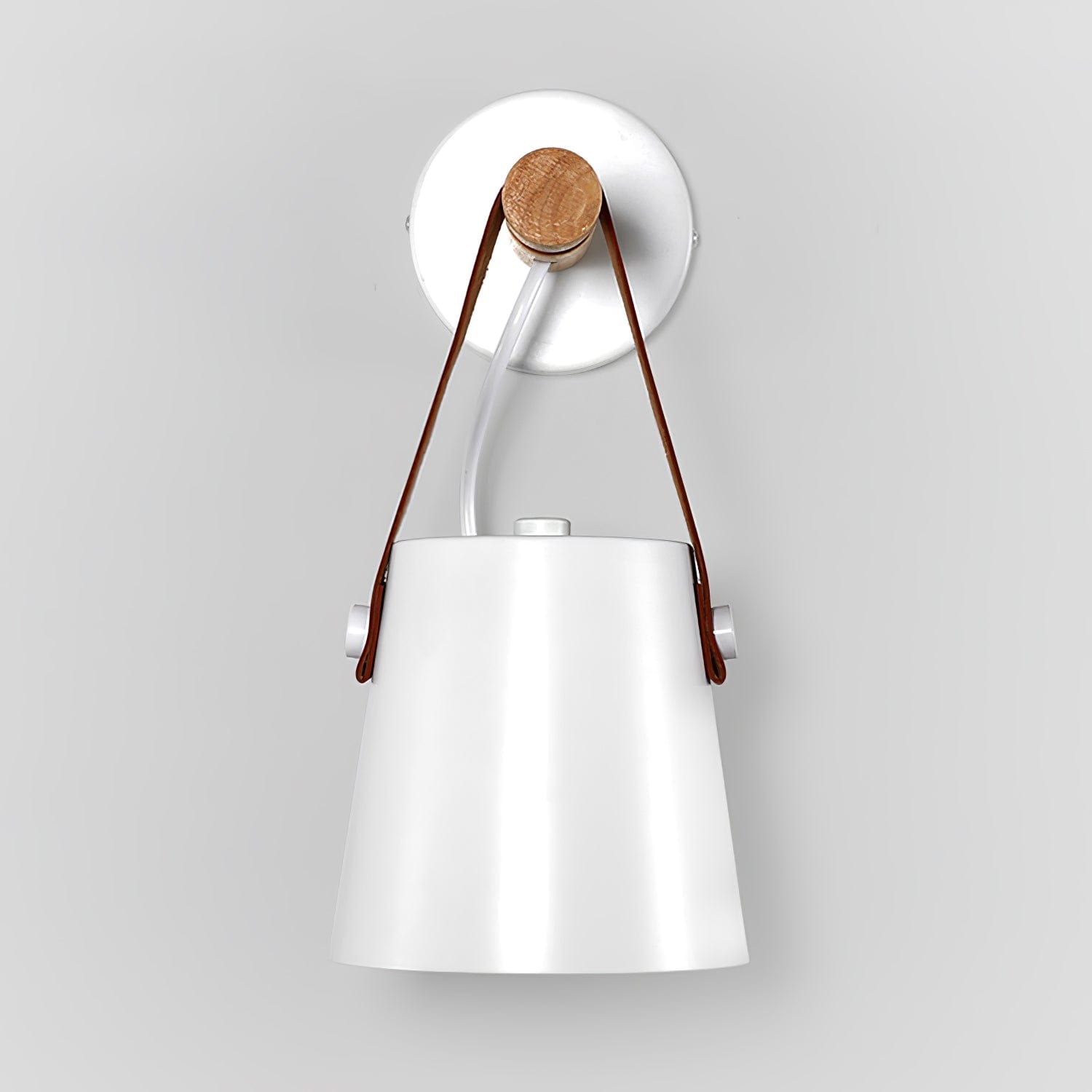 Wooden Conical Wall Light – Scandinavian Style LED Fixture