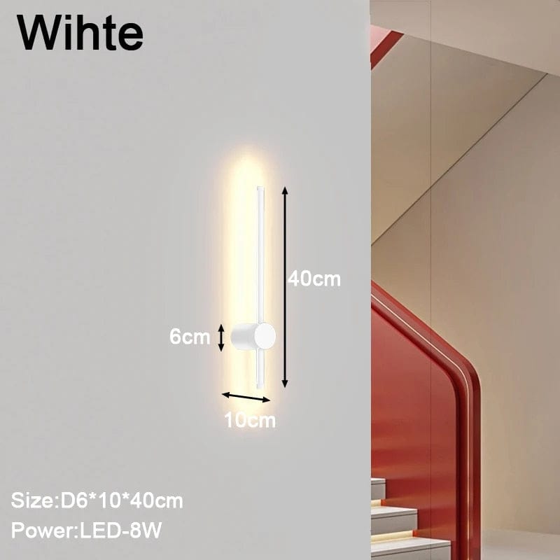 NordicShine Minimalist LED Wall Lamp - Elegant Scandinavian Design